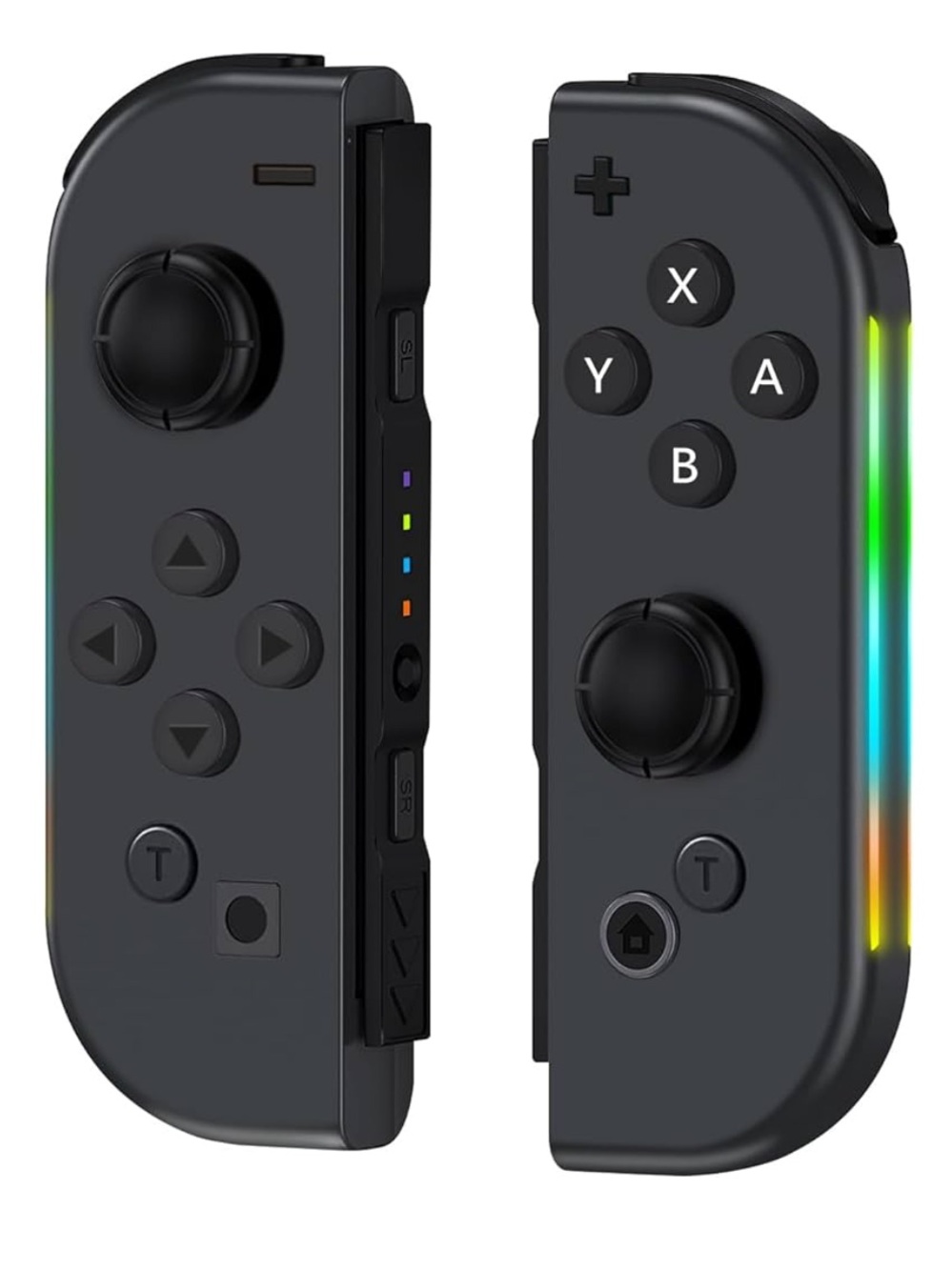 Nintendo Switch Controller Replacements (2 pcs) RGB OLED-BLACK